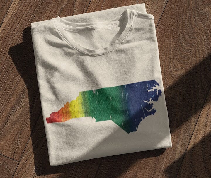 NC PRIDE RAINBOW LGBTQ Shirt - SHIRT - House of Swank Raleigh NC