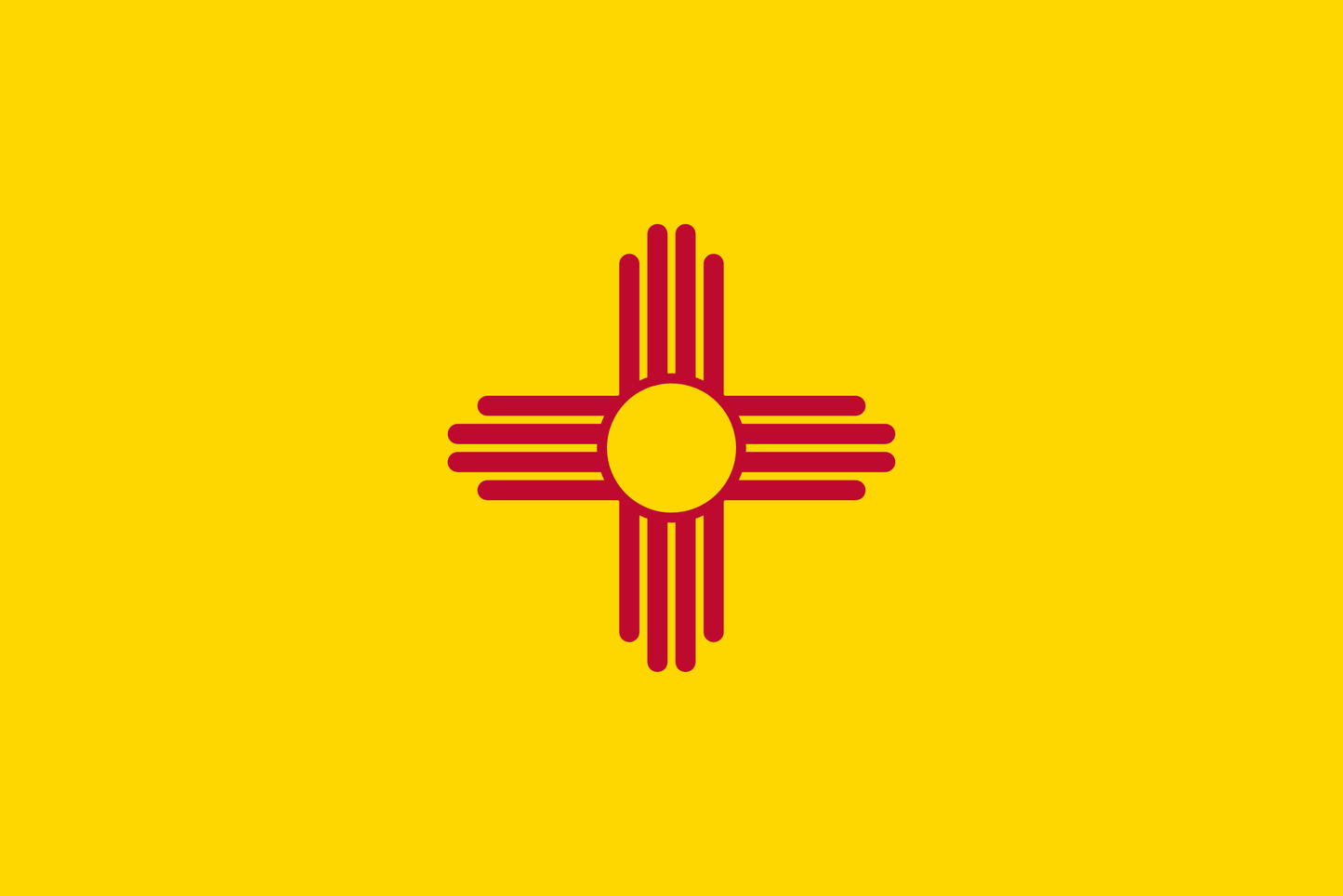 New Mexico State Flag Vinyl Sticker Vinyl Stickers House of Swank