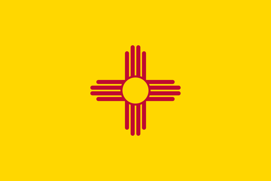 New Mexico State Flag Vinyl Sticker Vinyl Stickers House of Swank