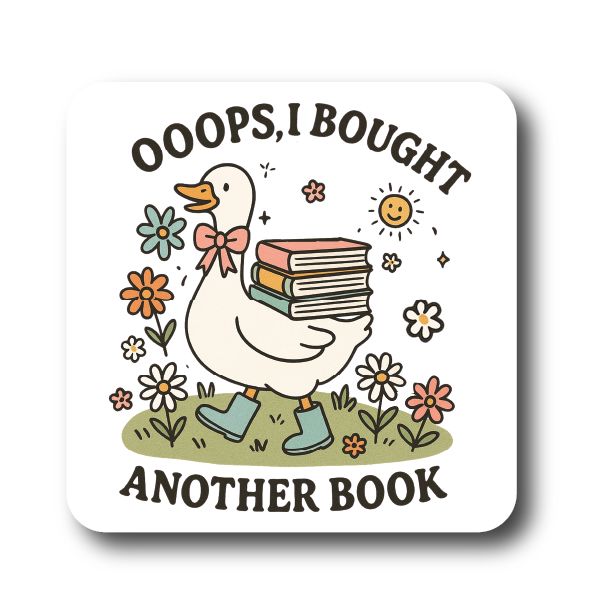 Ooops I Bought Another Book Duck Sticker Decorative Stickers HOUSE OF SWANK