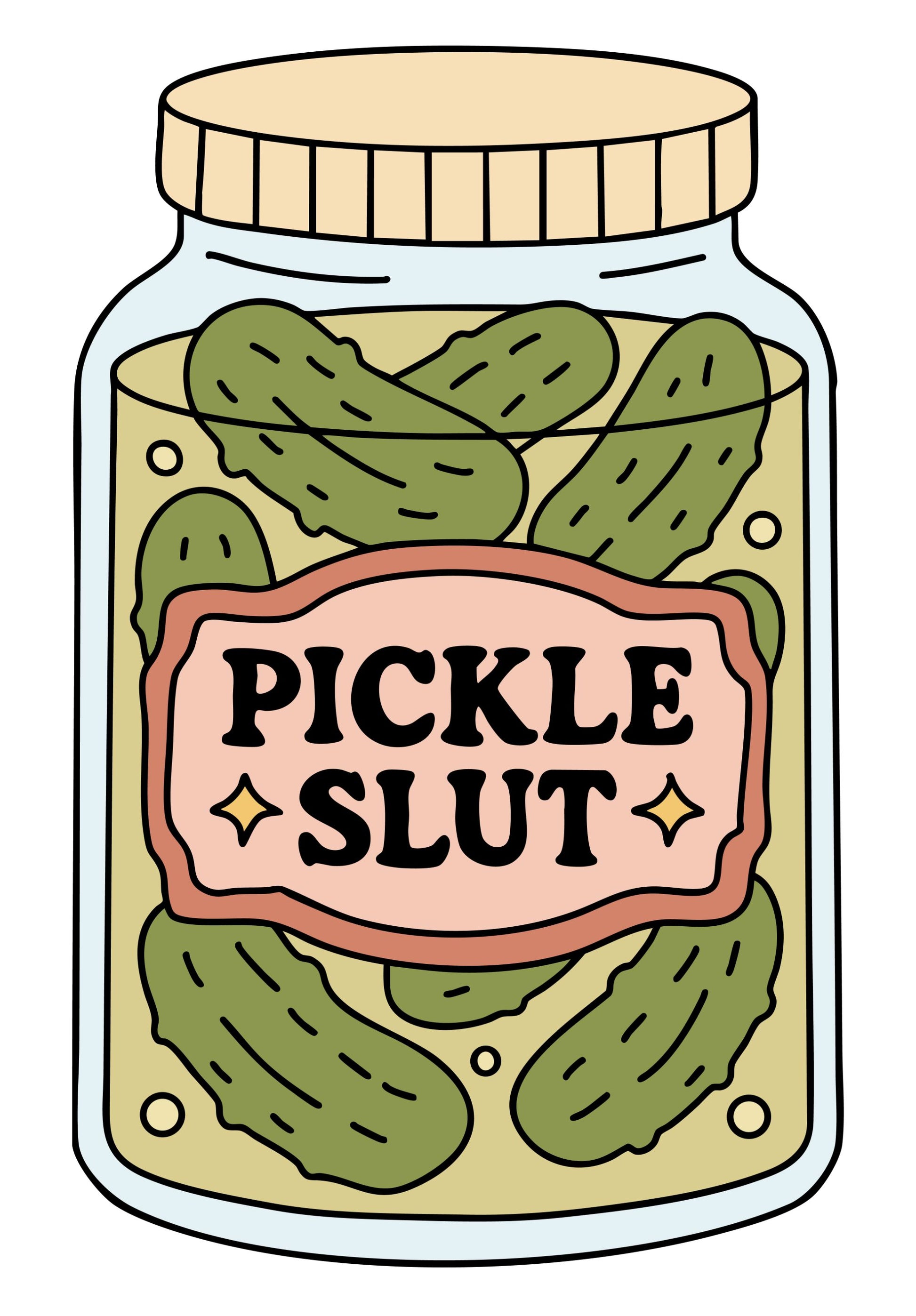 Pickle Slut Sticker Decorative Stickers HOUSE OF SWANK