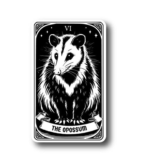Possum Tarot Card Sticker Decorative Stickers HOUSE OF SWANK