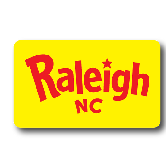 Raleigh NC Biscuit Sticker – Limited Edition NC Vinyl Sticker (Copy) Decorative Stickers HOUSE OF SWANK