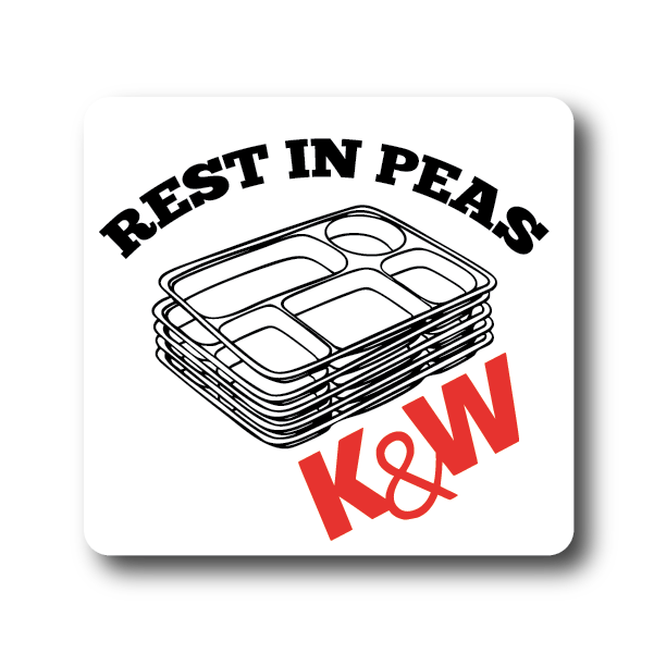 Rest in Peas K&W Sticker Decorative Stickers HOUSE OF SWANK