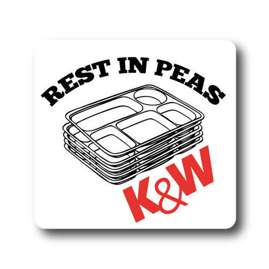 Rest in Peas K&W Sticker Decorative Stickers HOUSE OF SWANK
