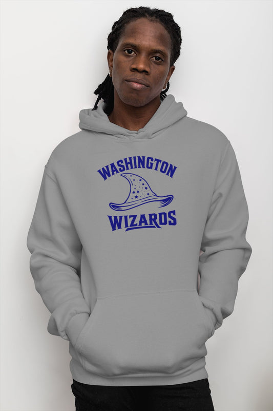 WASHINGTON ADULT HOODIE - WIZARD HAT CUSTOM SCREEN PRINTING HOUSE OF SWANK