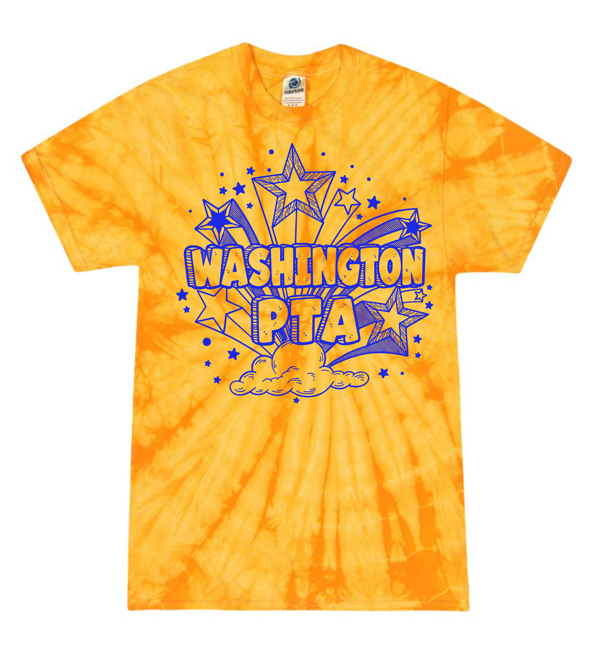 WASHINGTON ADULT SHIRT -PTA SHOOTING STAR VINTAGE VIBE CUSTOM SCREEN PRINTING HOUSE OF SWANK