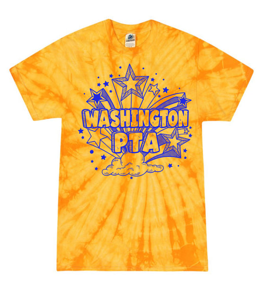 WASHINGTON ADULT SHIRT -PTA SHOOTING STAR VINTAGE VIBE CUSTOM SCREEN PRINTING HOUSE OF SWANK