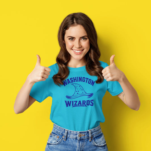 WASHINGTON ADULT SHIRT - WIZARD HAT CUSTOM SCREEN PRINTING HOUSE OF SWANK