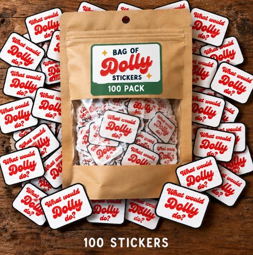 What Would Dolly Do – Mini Vinyl Sticker Packs Decorative Stickers HOUSE OF SWANK