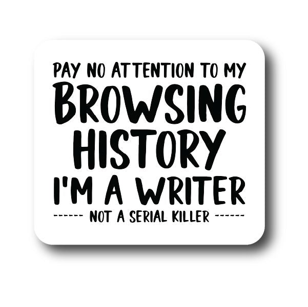 Writer browser history sticker Decorative Stickers HOUSE OF SWANK