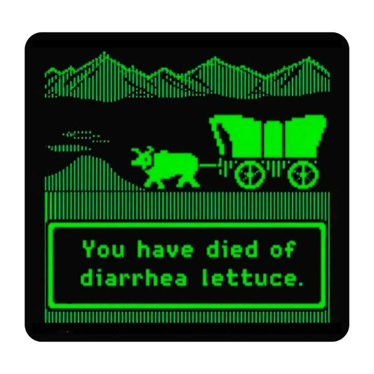 You Have Died of Diarrhea Lettuce Sticker | Funny Sticker Decorative Stickers HOUSE OF SWANK
