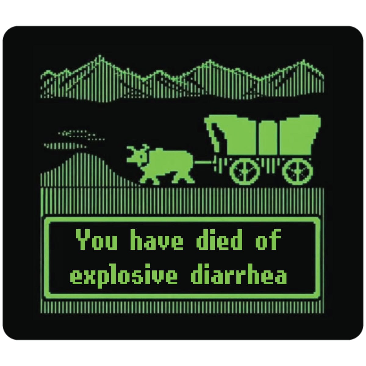 You Have Died of Explosive Diarrhea Sticker | Funny Sticker Decorative Stickers HOUSE OF SWANK
