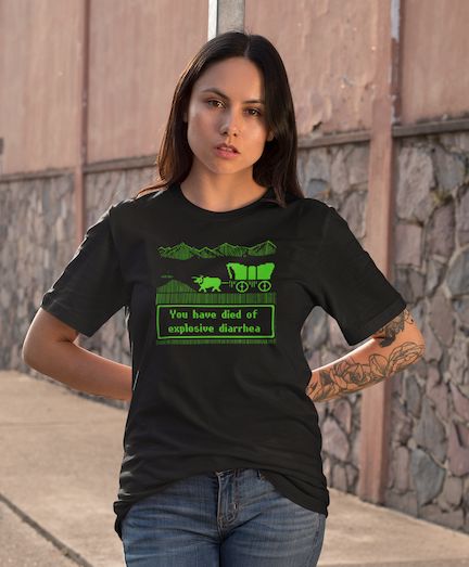 You Have Died of Explosive Diarrhea T-Shirt SHIRT HOUSE OF SWANK