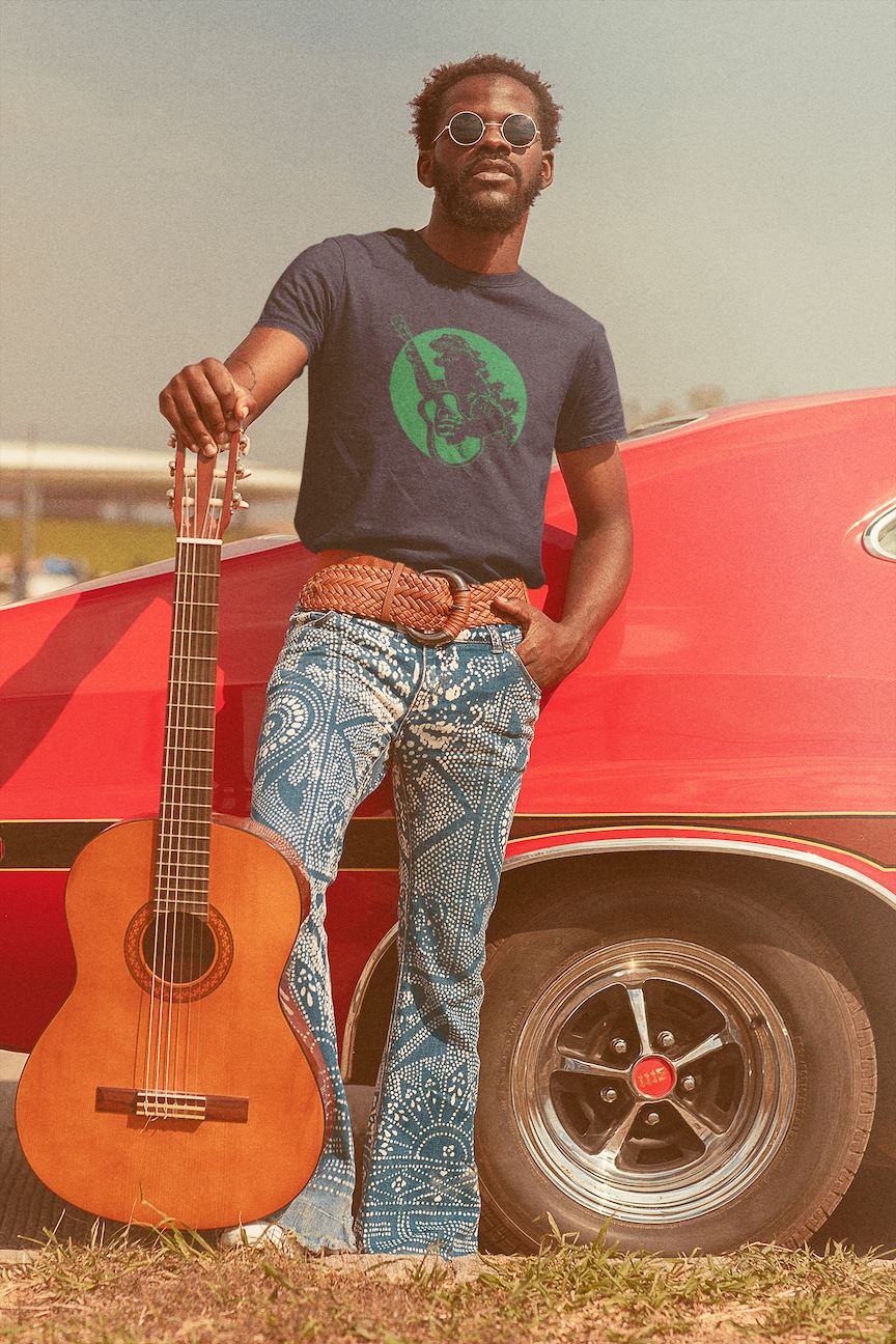 Dinosaur Playing Guitar Shirt - SHIRT - House of Swank Raleigh NC