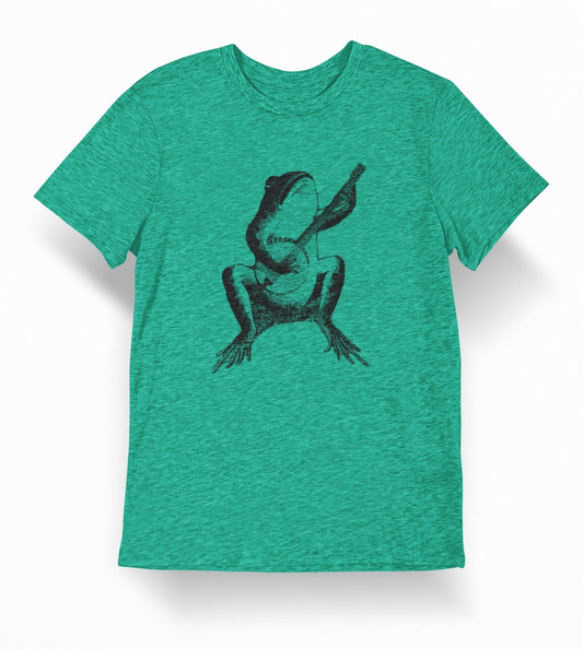 Frog Playing Banjo Shirt - SHIRT - House of Swank Raleigh NC
