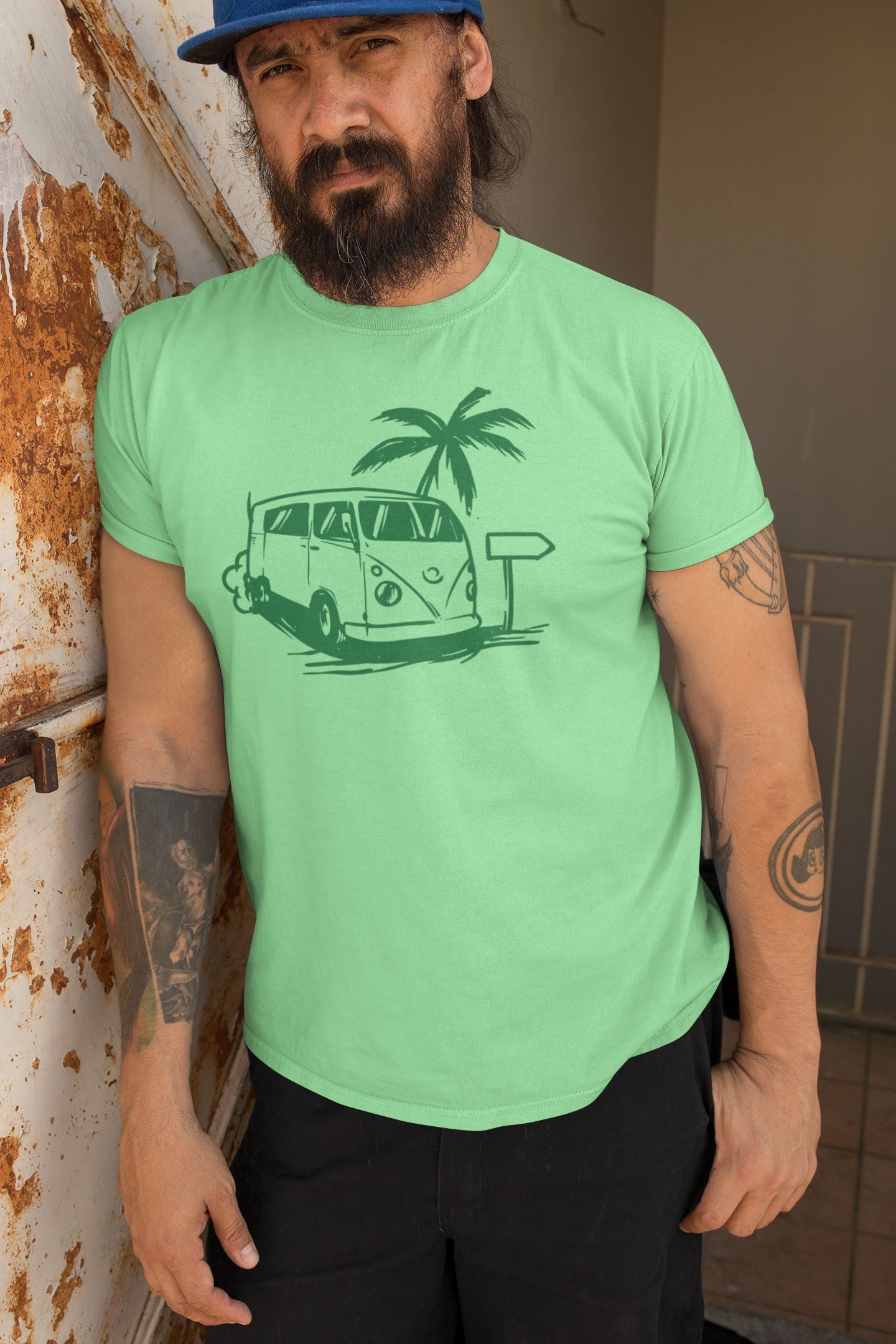 Hippie Retro Van Shirt - House of Swank