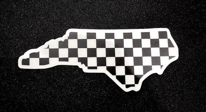 NC Checkerboard Sticker - House of Swank
