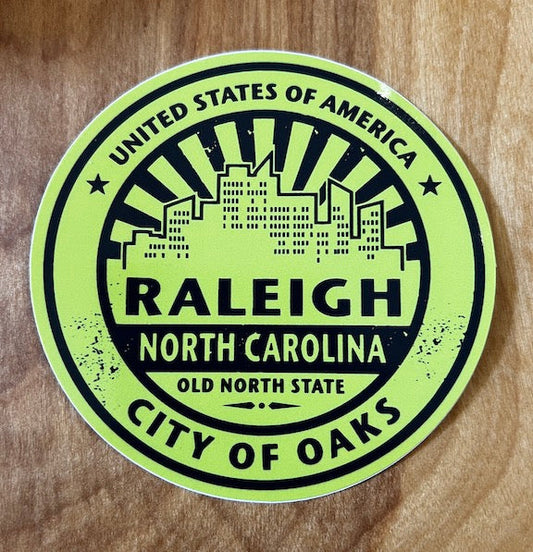 Raleigh NC City of Oaks Sticker - House of Swank