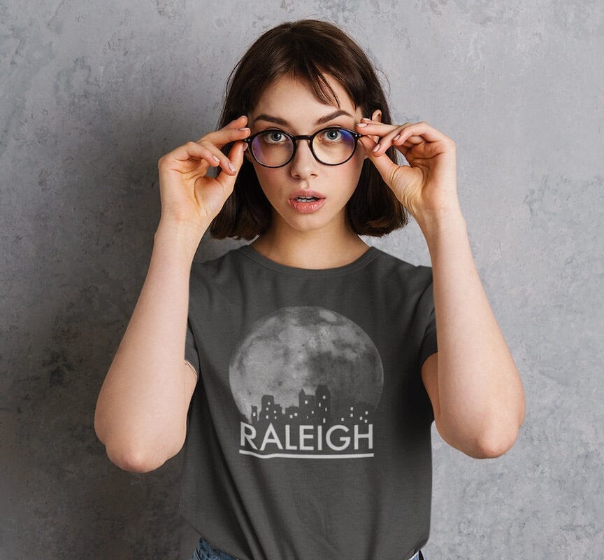 Raleigh NC Full Moon Shirt SHIRT HOUSE OF SWANK