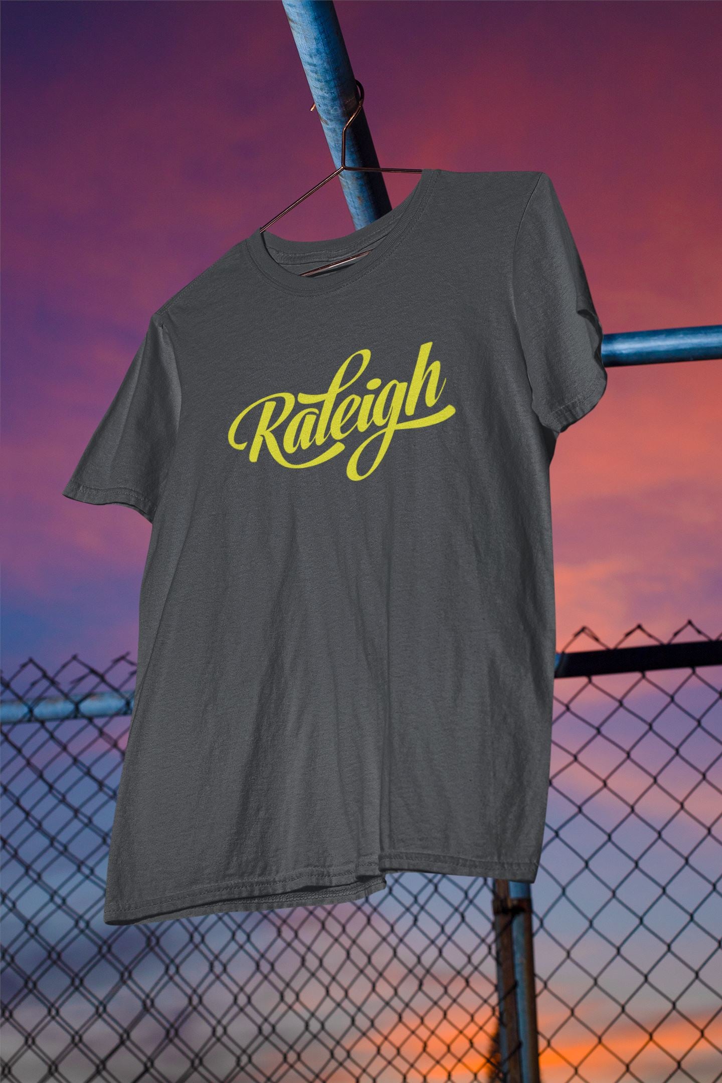 Raleigh NC Script Shirt - House of Swank