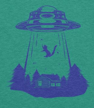 UFO Abduction Squirrel Shirt - House of Swank