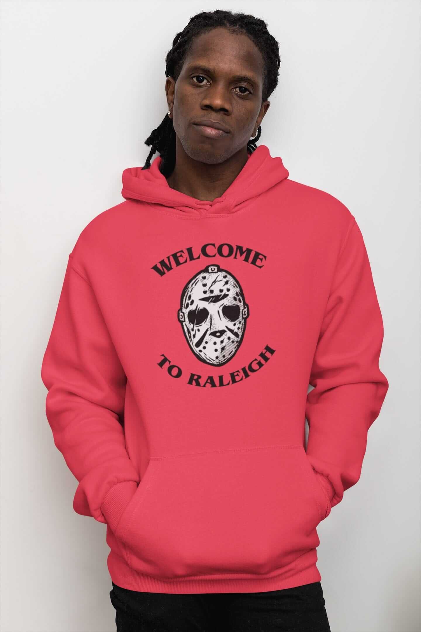 Welcome to Raleigh Hockey Hoodie SHIRT HOUSE OF SWANK